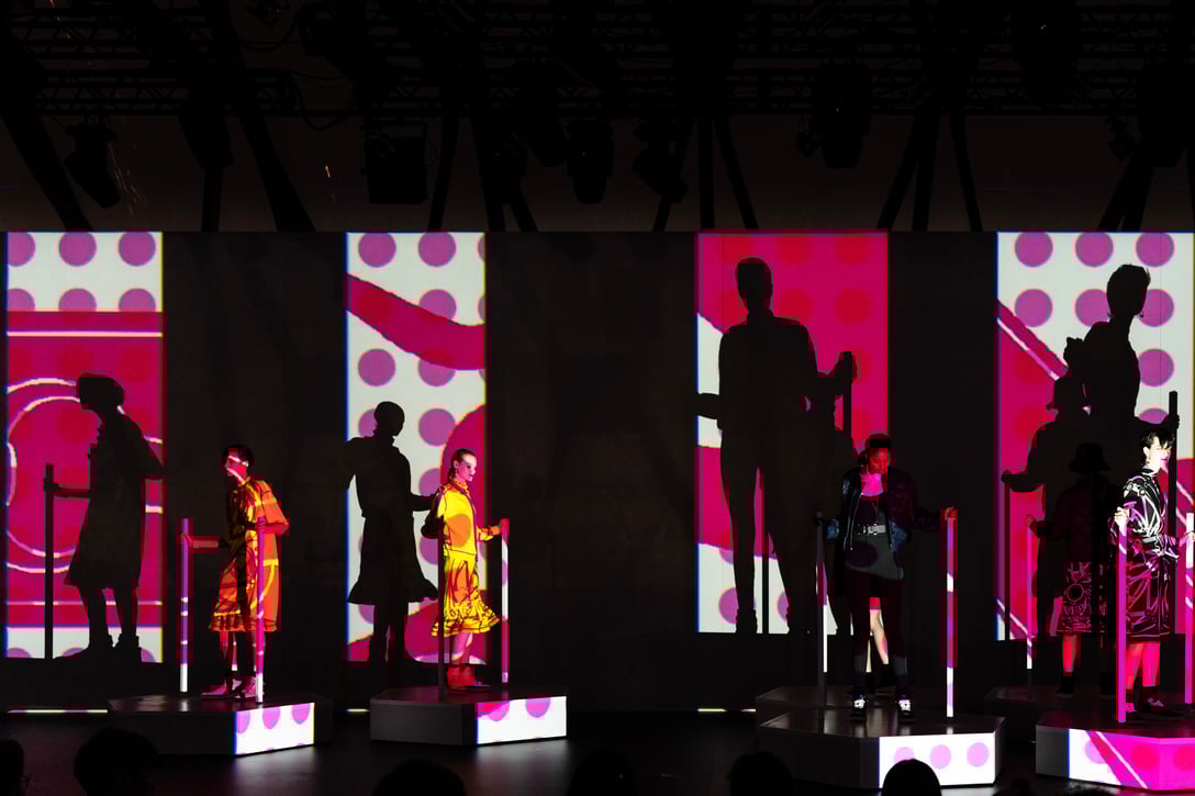 エルメス「テクノ・エケストル」メインパフォーマンス Image by Yasuyuki Takaki
