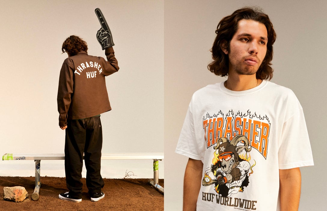 HUF x THRASHER Image by HUF/THRASHER