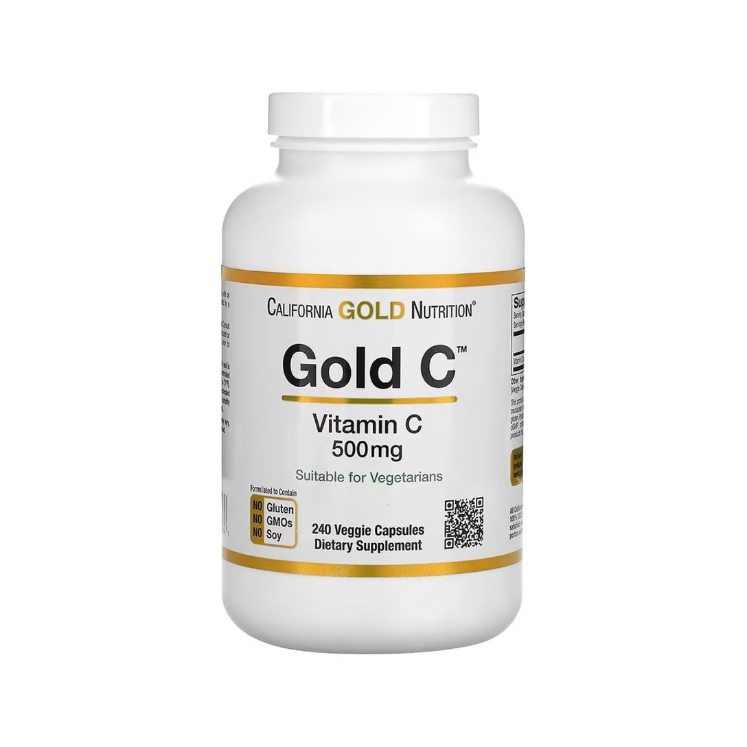 California Gold Nutrition, Gold C（ゴールドC）、ビタミンC、500mg、ベジカプセル240粒　¥1,842（関税・消費税込）
