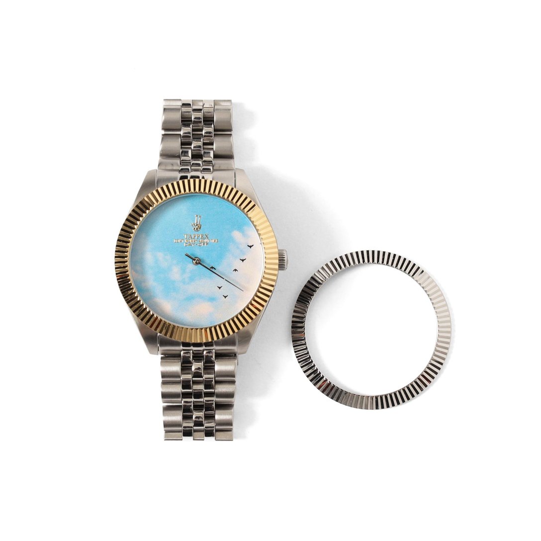 秒針のみの時計「DAY-OFF」など9型、ビームスがタトゥーアーティストTAPPEIとのコラボアイテム発売