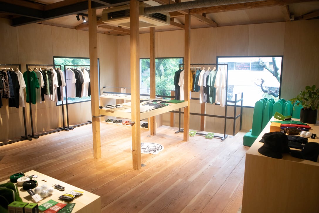 ハイプゴルフの旗艦店 2階ショップスペース Image by FASHIONSNAP