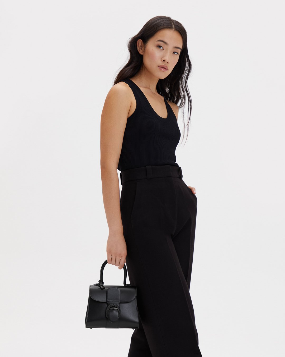 DELVAUX「Brillant Mini Full Strass Buckle Black」 Image by DELVAUX