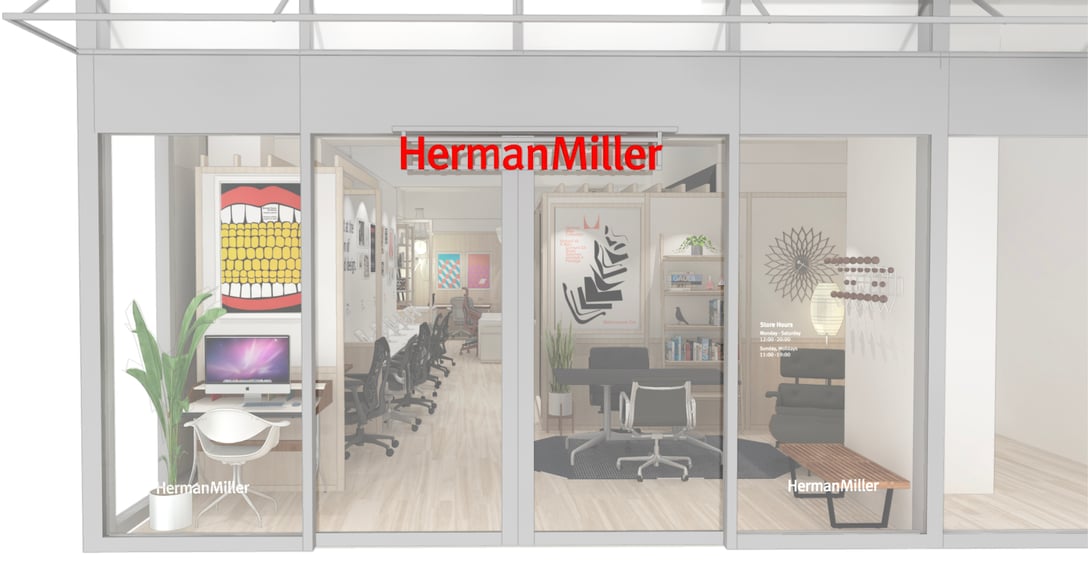 ハーマンミラーストア名古屋 外観ヴィジュアル Image by Herman Miller