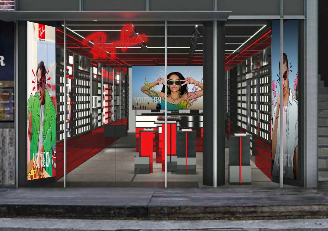 レイバンストア 原宿店 外観イメージヴィジュアル Image by Ray-Ban
