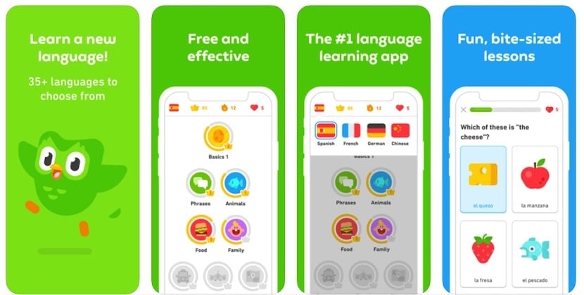 DuolingoのアプリのUI（参照）