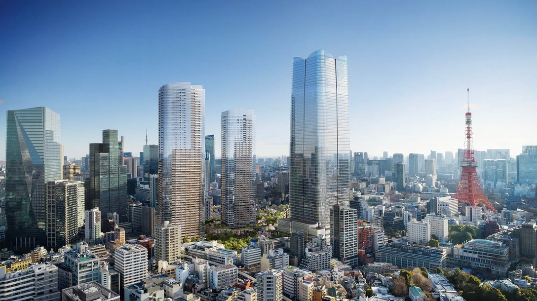 虎ノ門・麻布台プロジェクト イメージ Image by ⒸDBox for Mori Building Co.