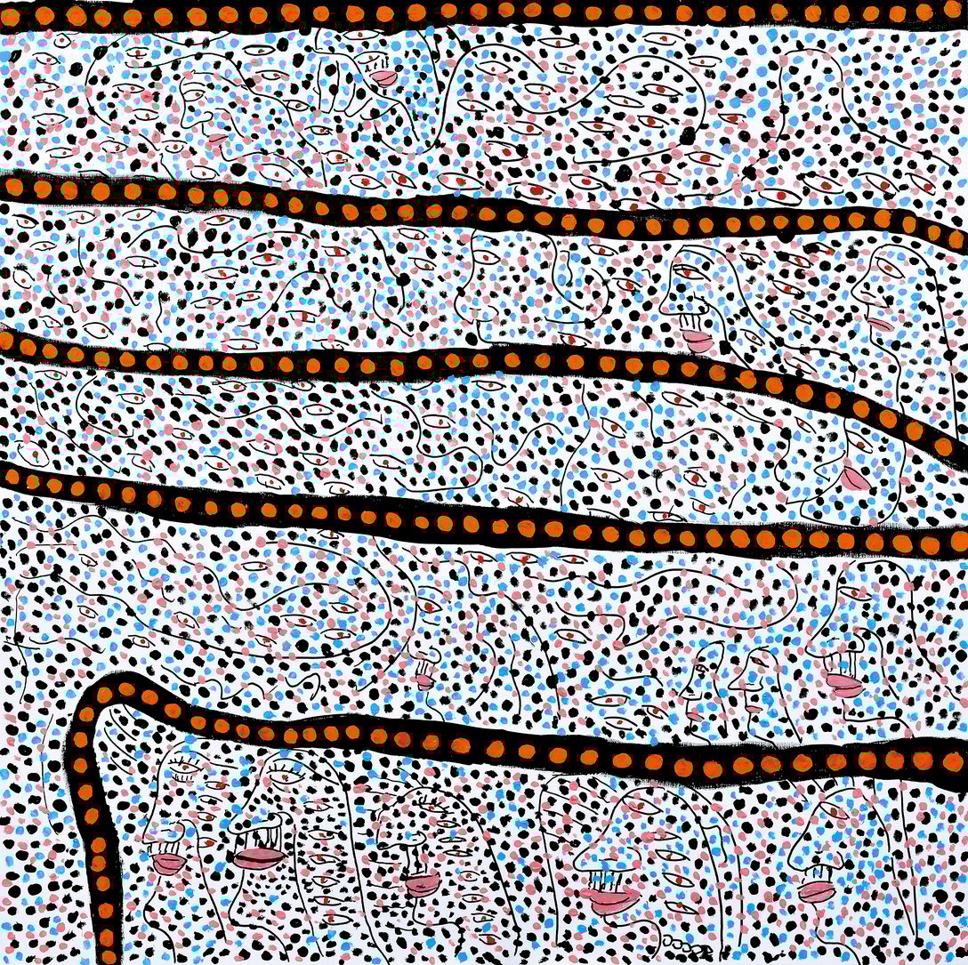 《毎日愛について祈っている》(「毎日愛について祈っている」シリーズより)2022年 Image by © YAYOI KUSAMA
