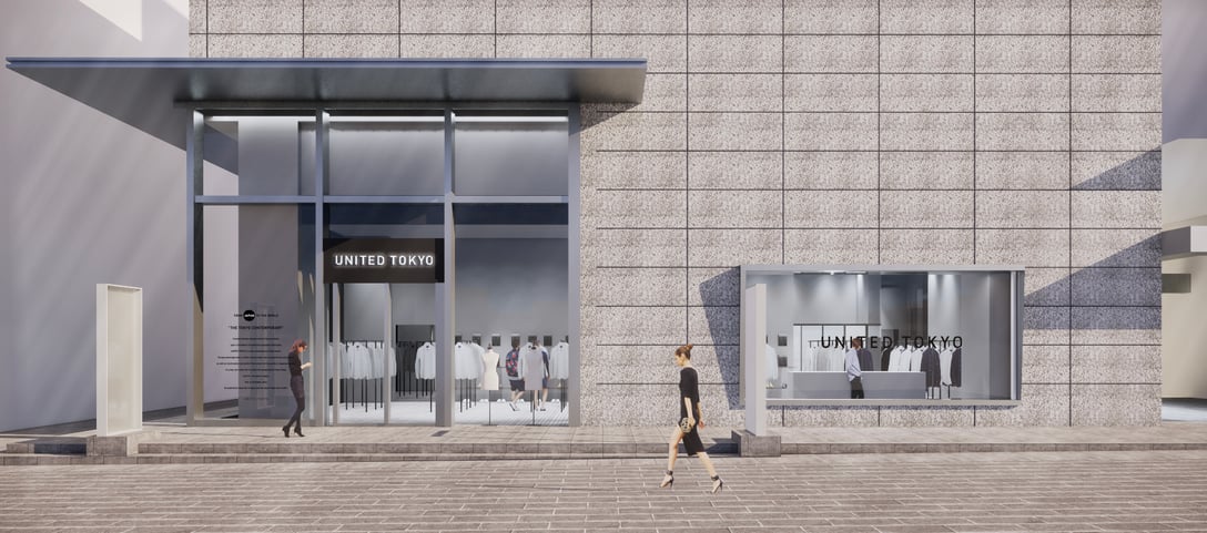 UNITED TOKYO コレド日本橋店 外観 イメージパース Image by ユナイテッド トウキョウ