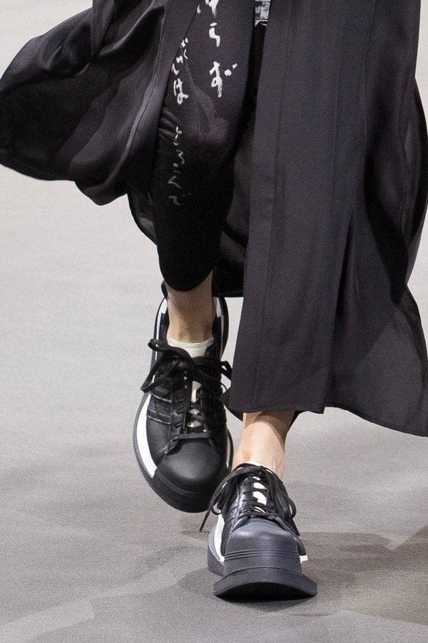 YOHJI YAMAMOTO スニーカー EU36(22.5cm位) 黒系 - スニーカー