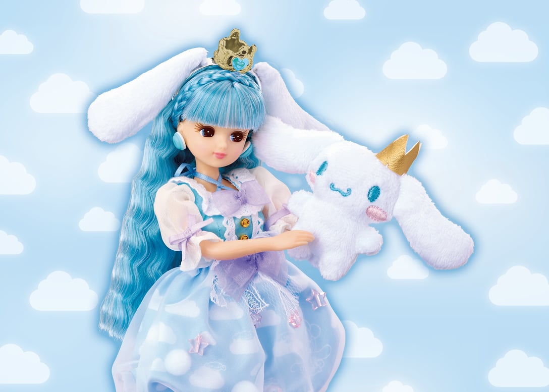 LiccA Stylish Doll Collections「シナモロール アニバーサリースタイル」1万5400円 ©2022 SANRIO CO., LTD. TOKYO, JAPAN (L)