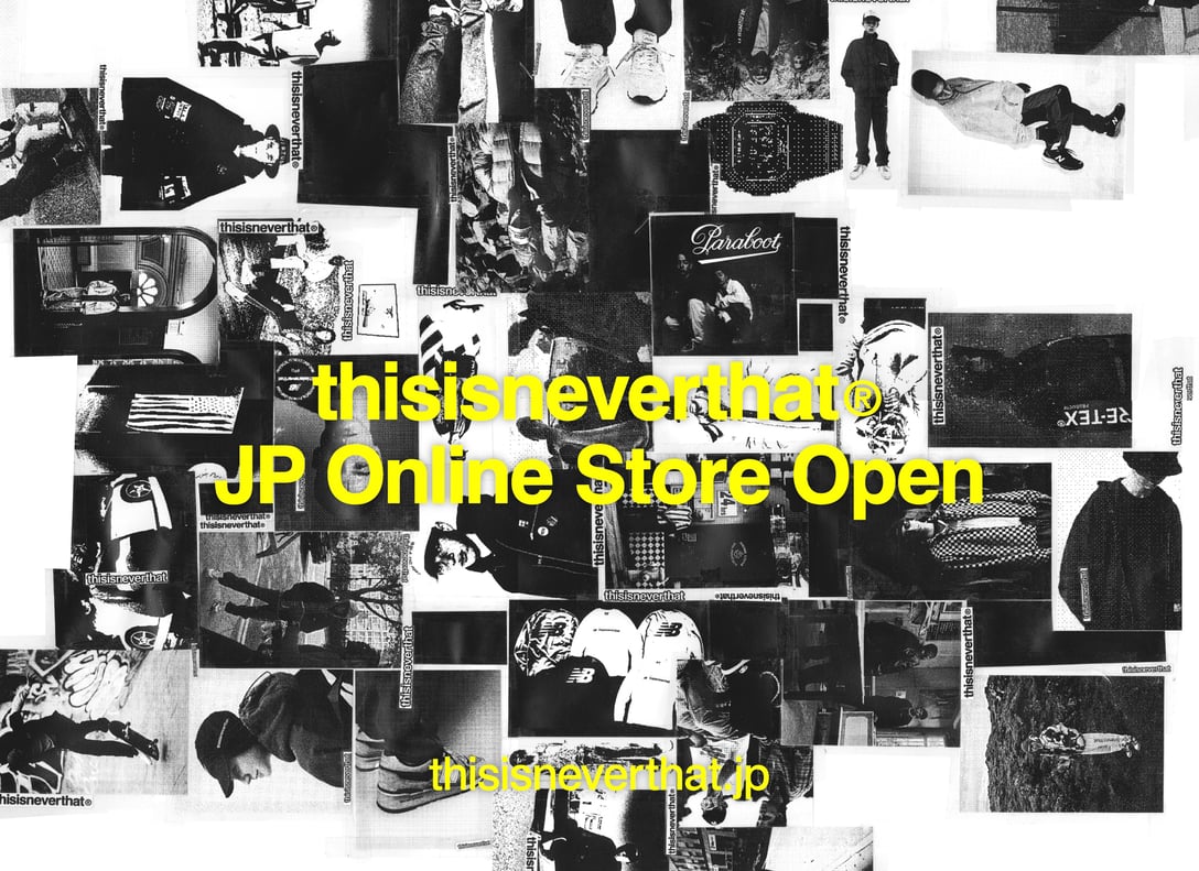thisisneverthat 公式オンラインストアオープン ロゴ Image by thisisneverthat