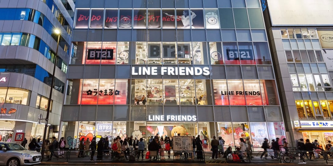 ラインフレンズ フラッグシップストア イン 原宿 外観 Image by LINE FRIENDS