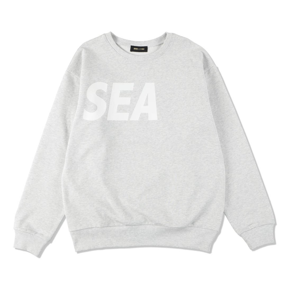 WIND AND SEA DAMAGED CREW NECK BLACK XL - スウェット