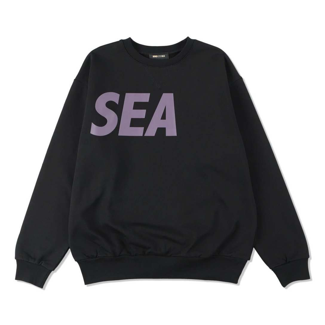 憧れ スウェット WIND AND SEA SEA DAMAGED CREW NECK スウェット