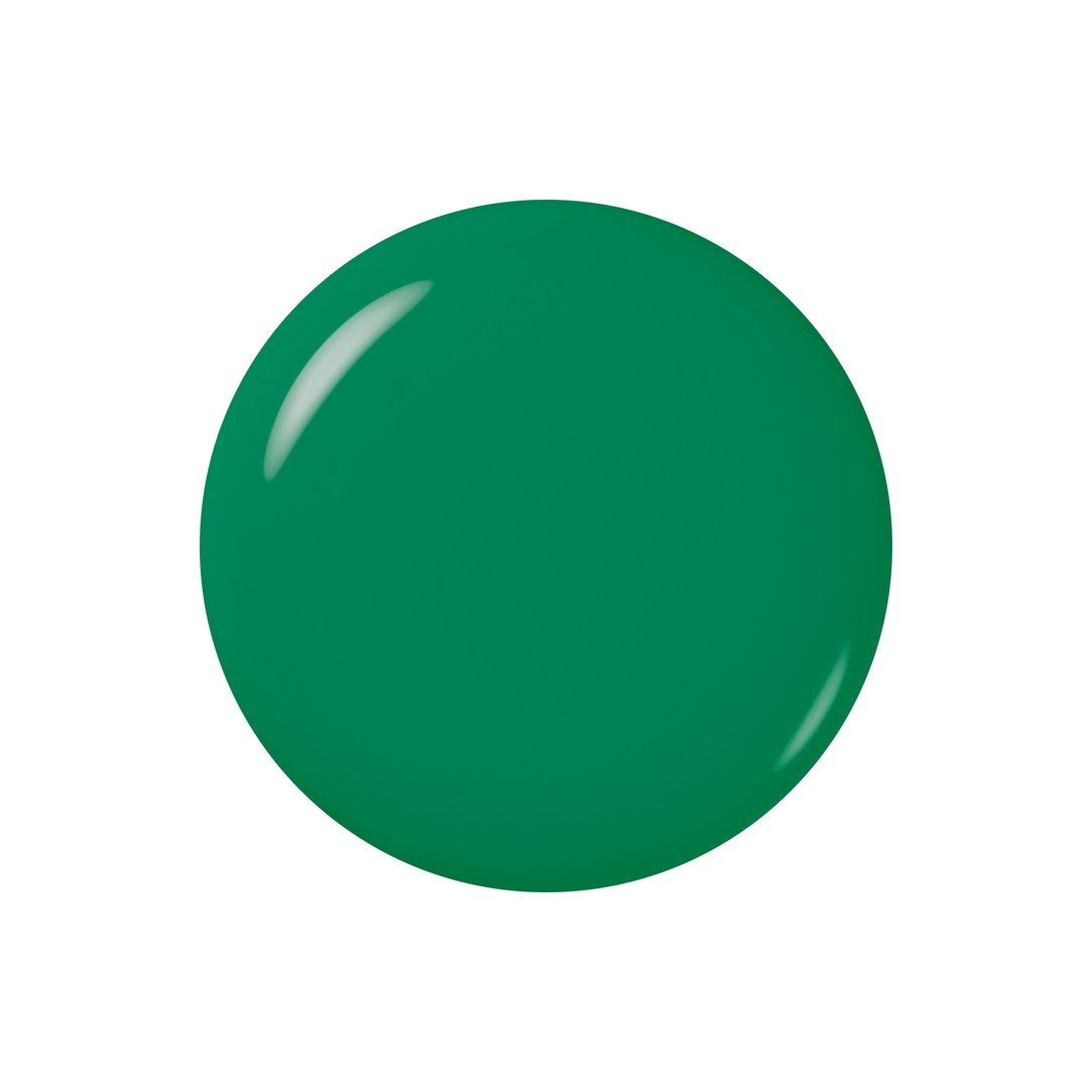 グリーンのネイルカラーの色玉