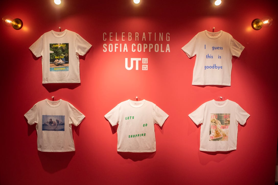 ユニクロ原宿店で開催された「UT」×ソフィア・コッポラ コラボコレクションのローンチイベント