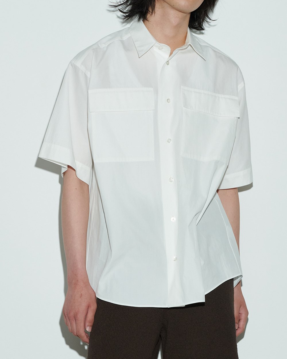 Yohji Yamamoto pour homme ショートスリーブドレスシャツ