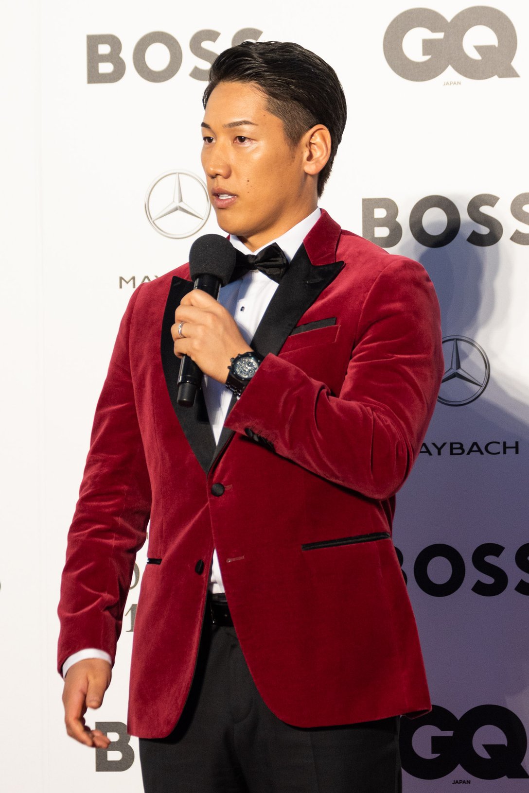 「GQ MEN OF THE YEAR 2023」を受賞した吉田正尚