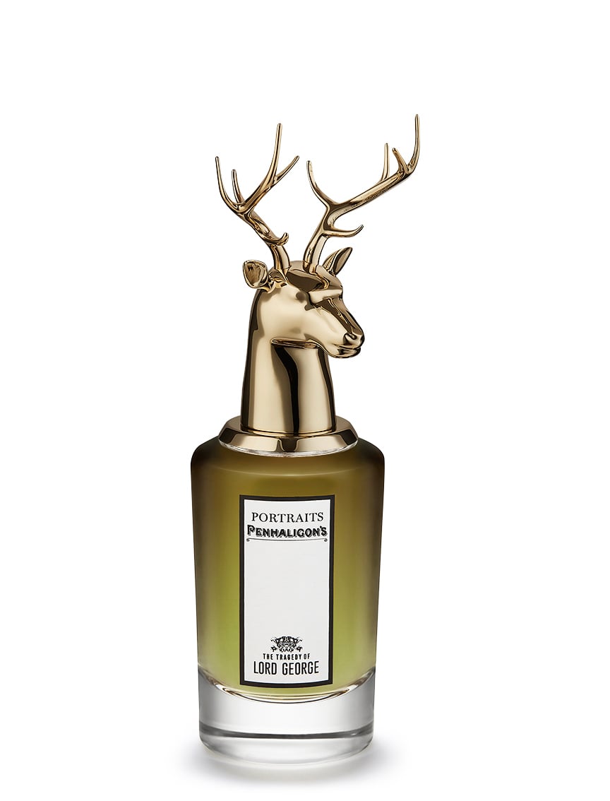 鹿の頭のモチーフをデザインしたペンハリガンの香水のボトル