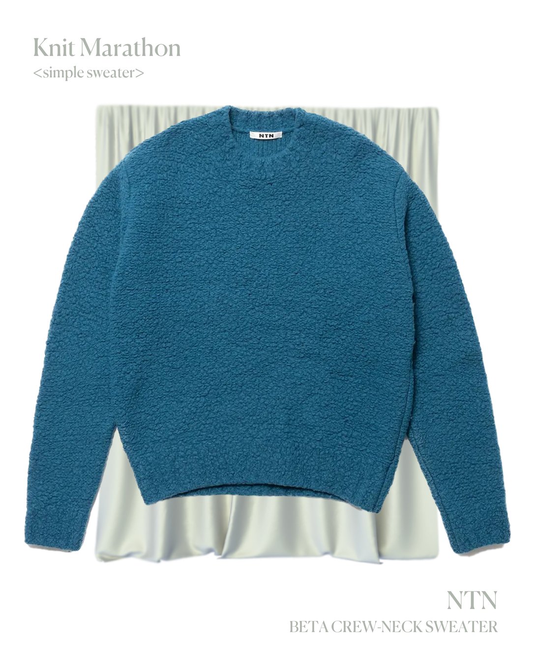 NTNのクルーネックセーター