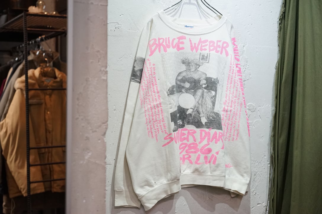 1980’s Photo By Bruce Weber “Summer Diary 1986 PER LUI” L/S Sweat Shirts&nbsp;SIZE XL