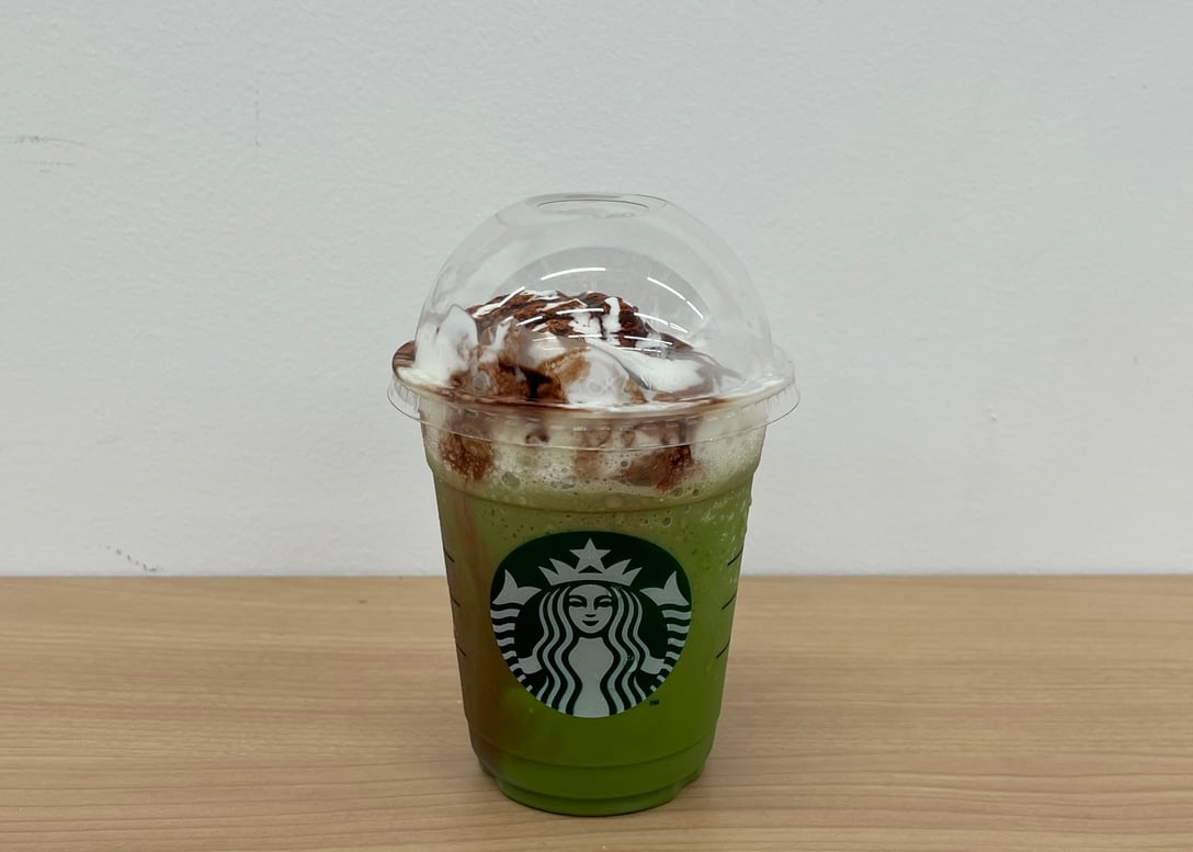 抹茶クリームフラペチーノのカスタム