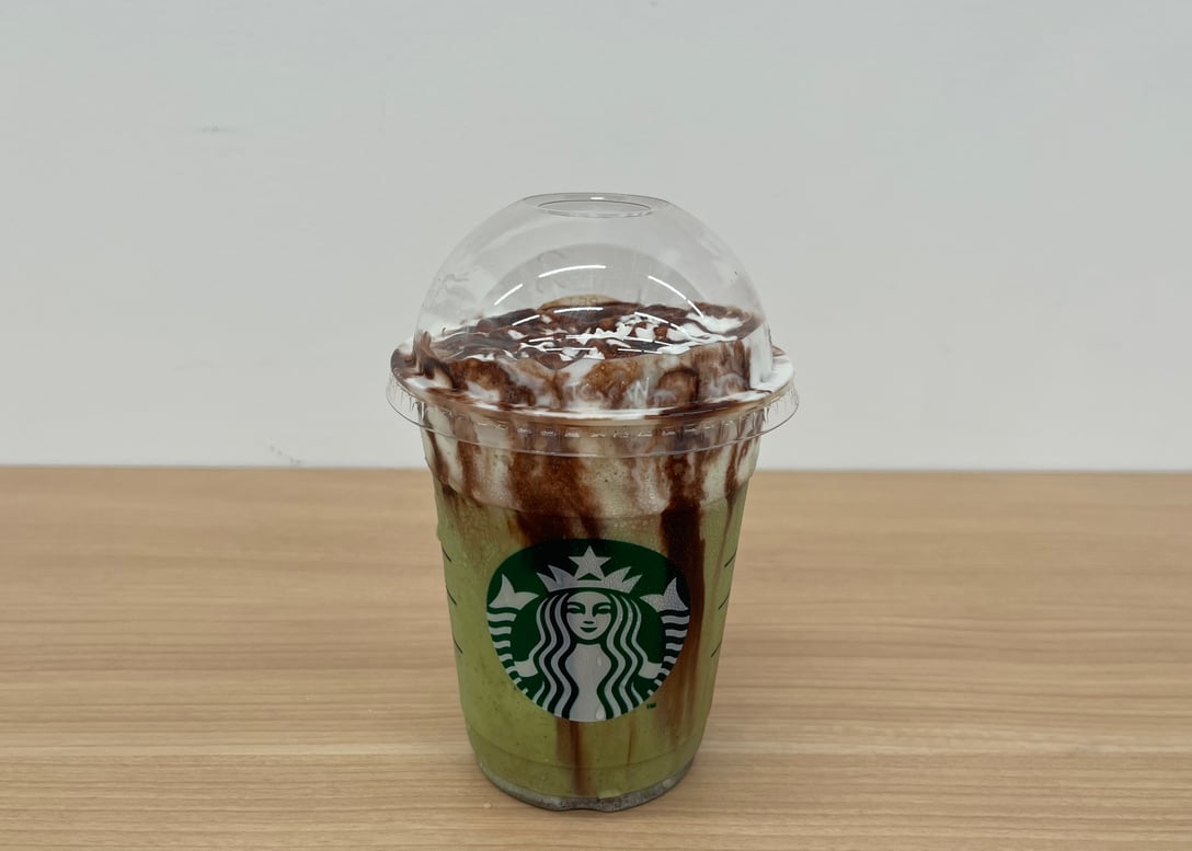 抹茶クリームフラペチーノのカスタム