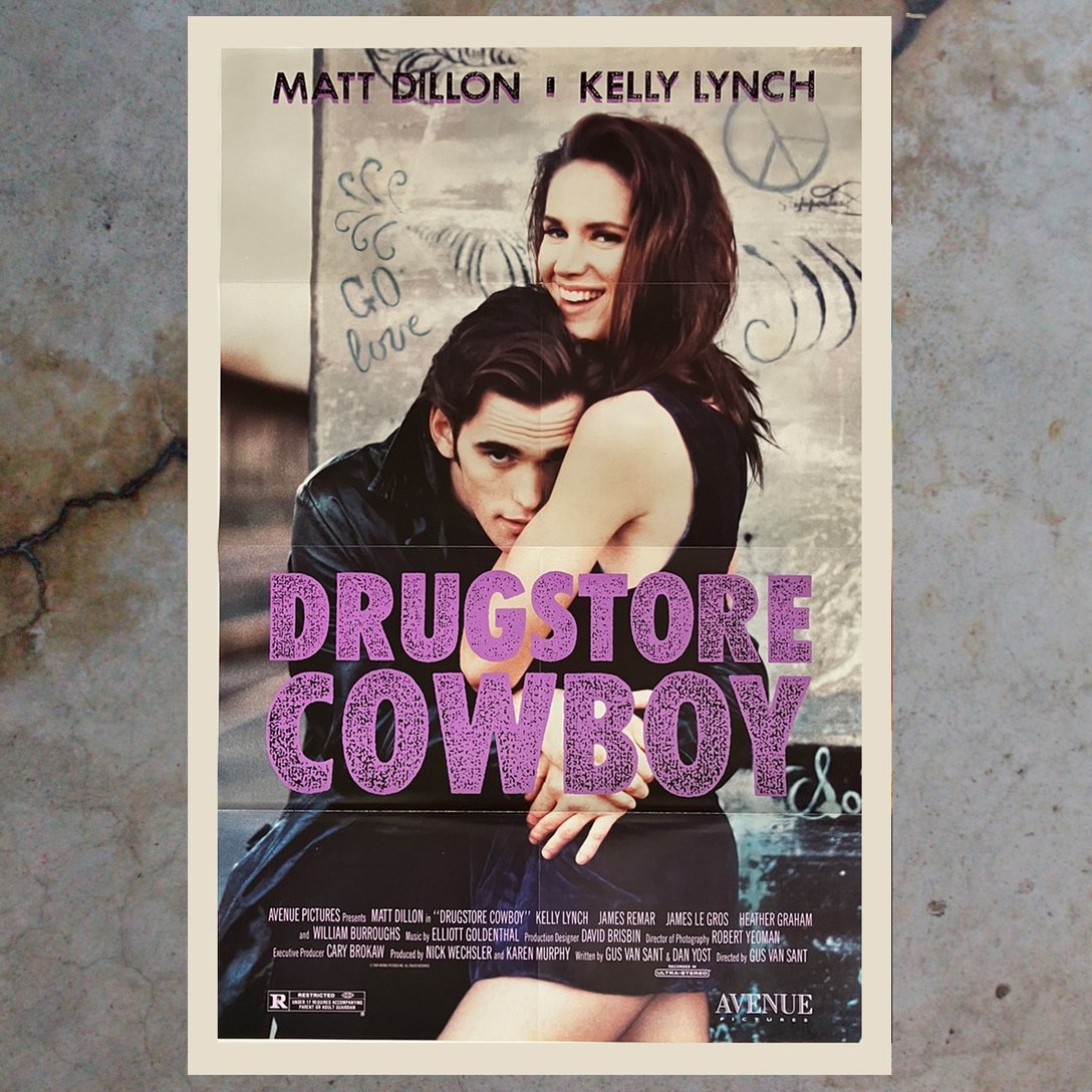 1989 Drugstore Cowboy Original US Movie Poster