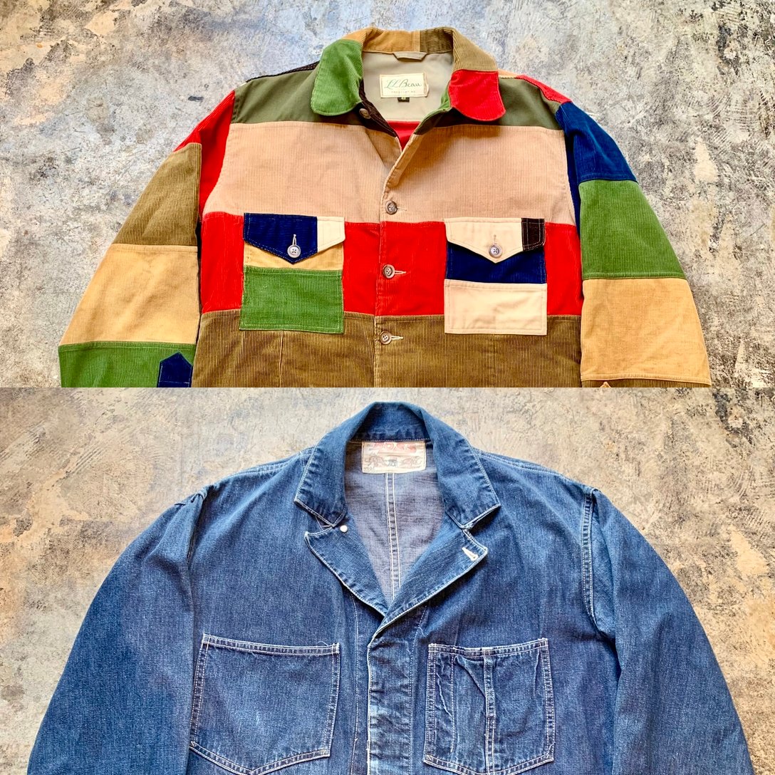 1960’s L.L.BEAN Rainbow Lake Jacket /1930’s THE BOSS  Denim All In One