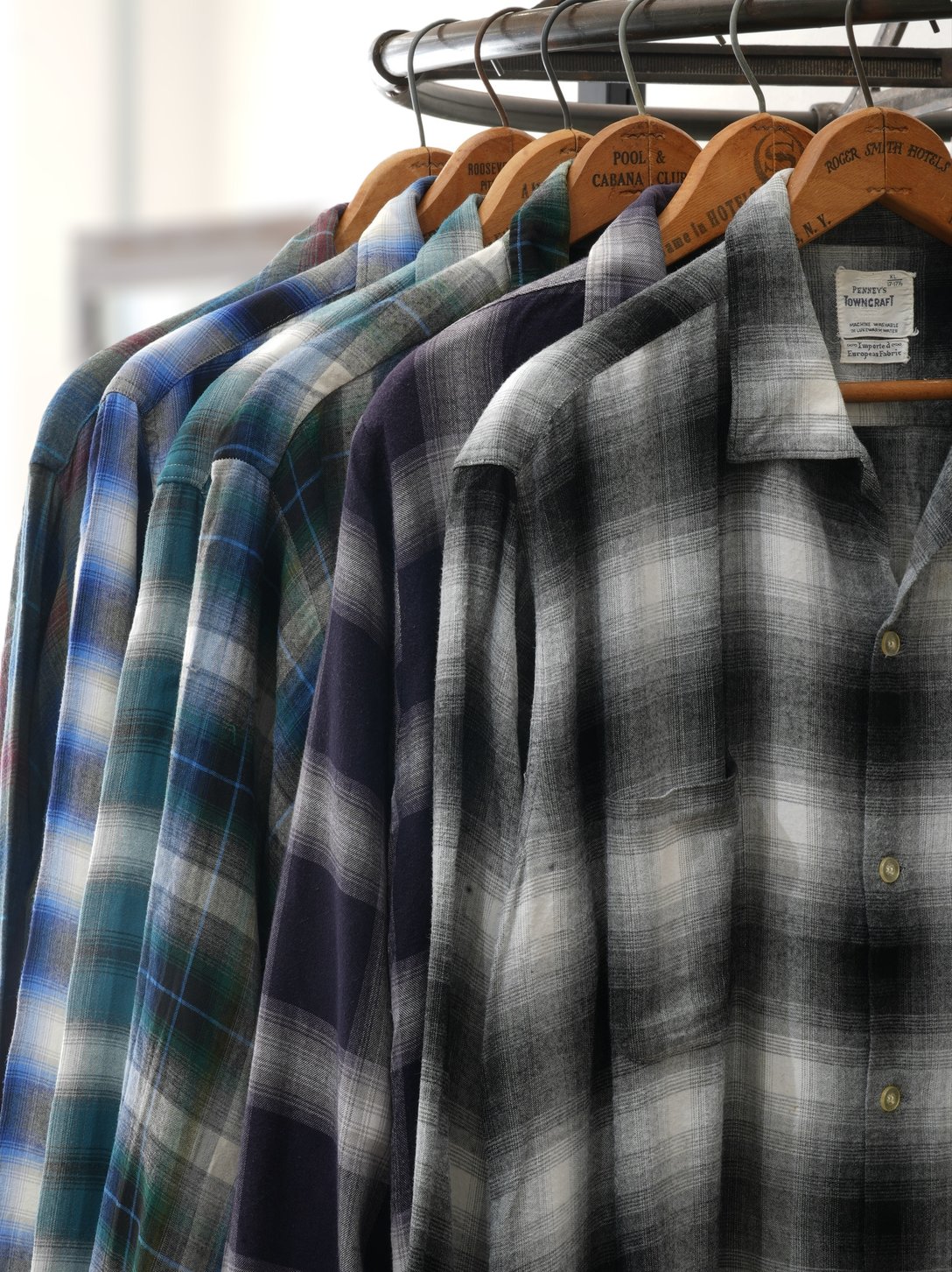 1960’s Ombre Check Rayon Shirts