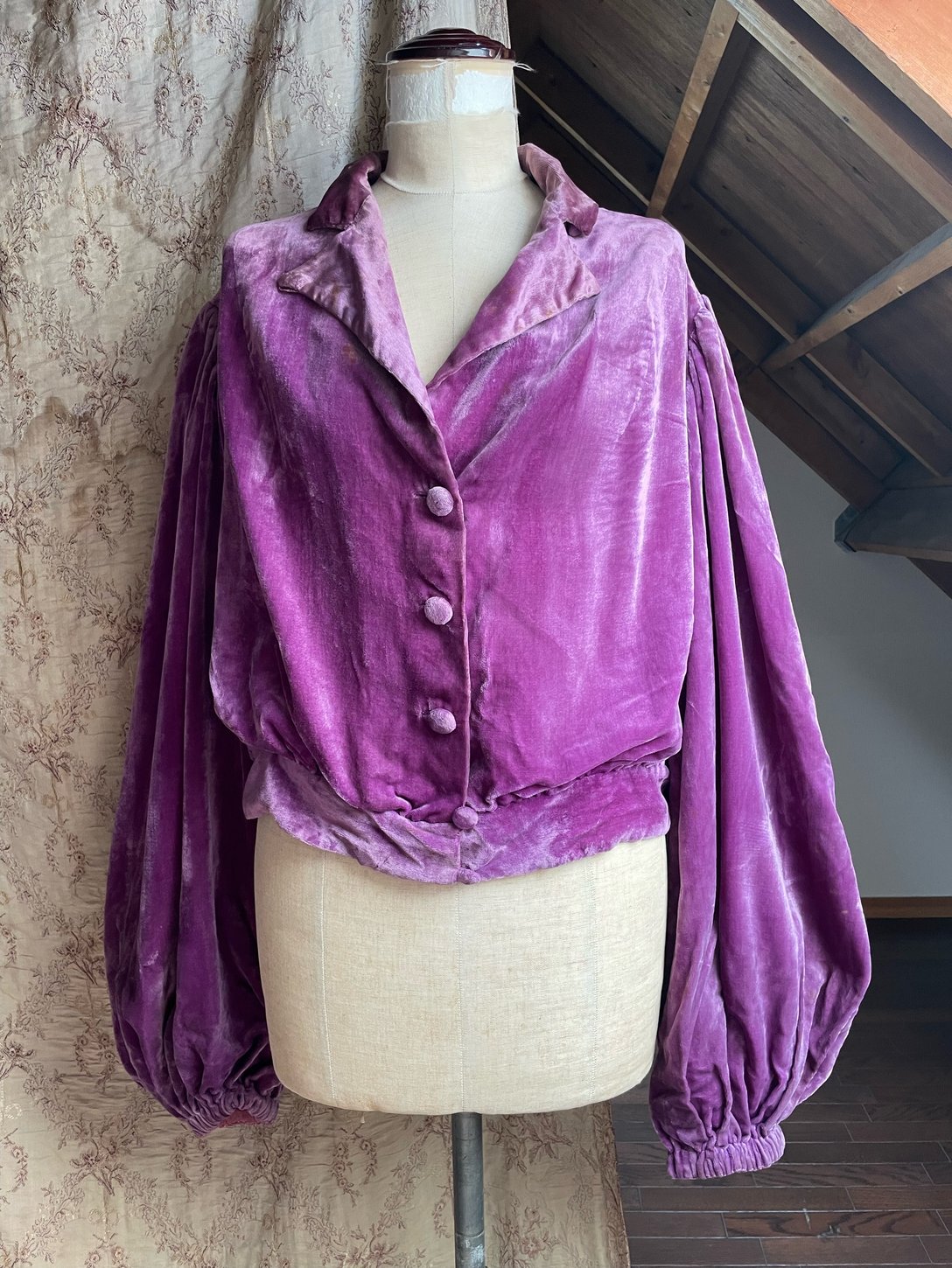 Antique Violet Velvet Jacket