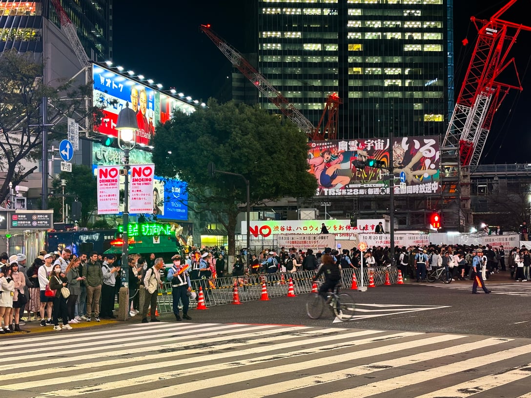 渋谷ハロウィンの様子