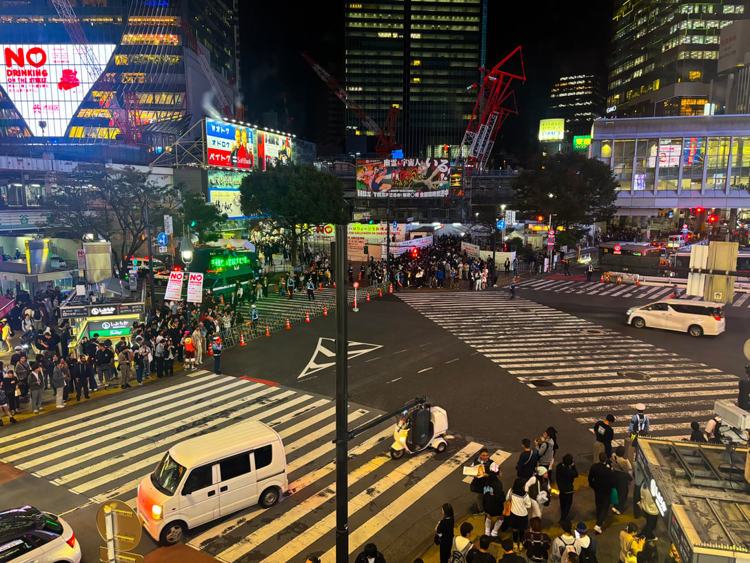 渋谷ハロウィンの様子