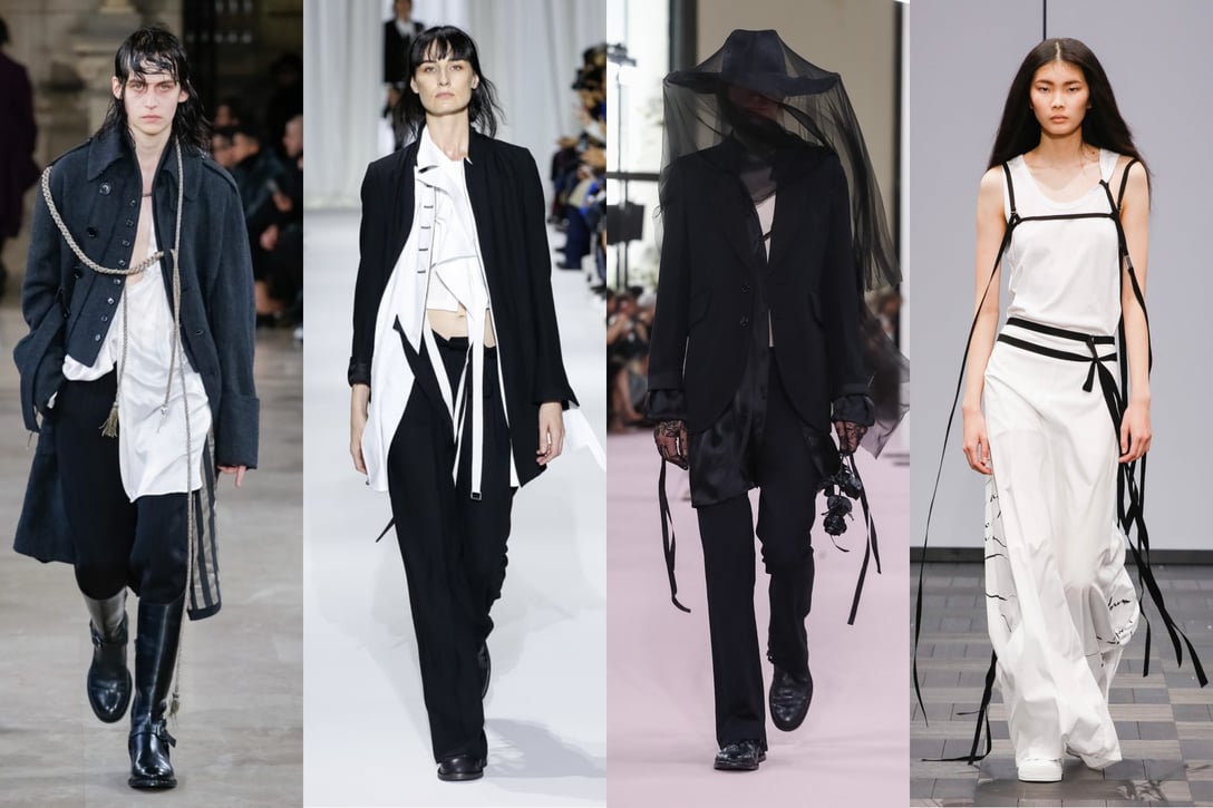 人気上昇中 ann demeulemeester アンドゥムルメステール シルクガウン