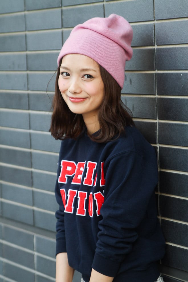 送料無料の商品 Street Style - 渋谷 - 武智志穂さん - 2013年11月21日撮影 ニット/セーター