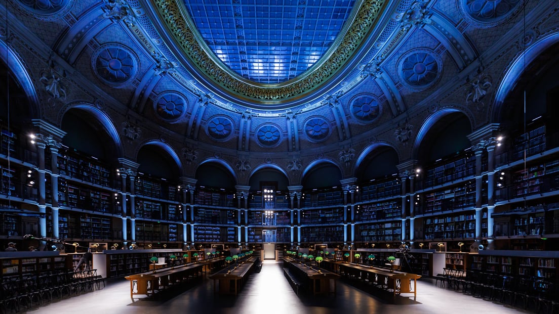 国立図書館リシュリュー館 オーバルルーム