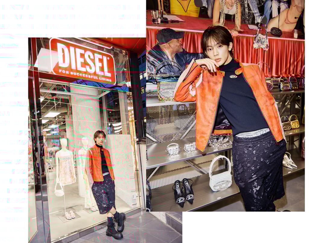 「DIESEL SHIBUYA」を訪れたNOA