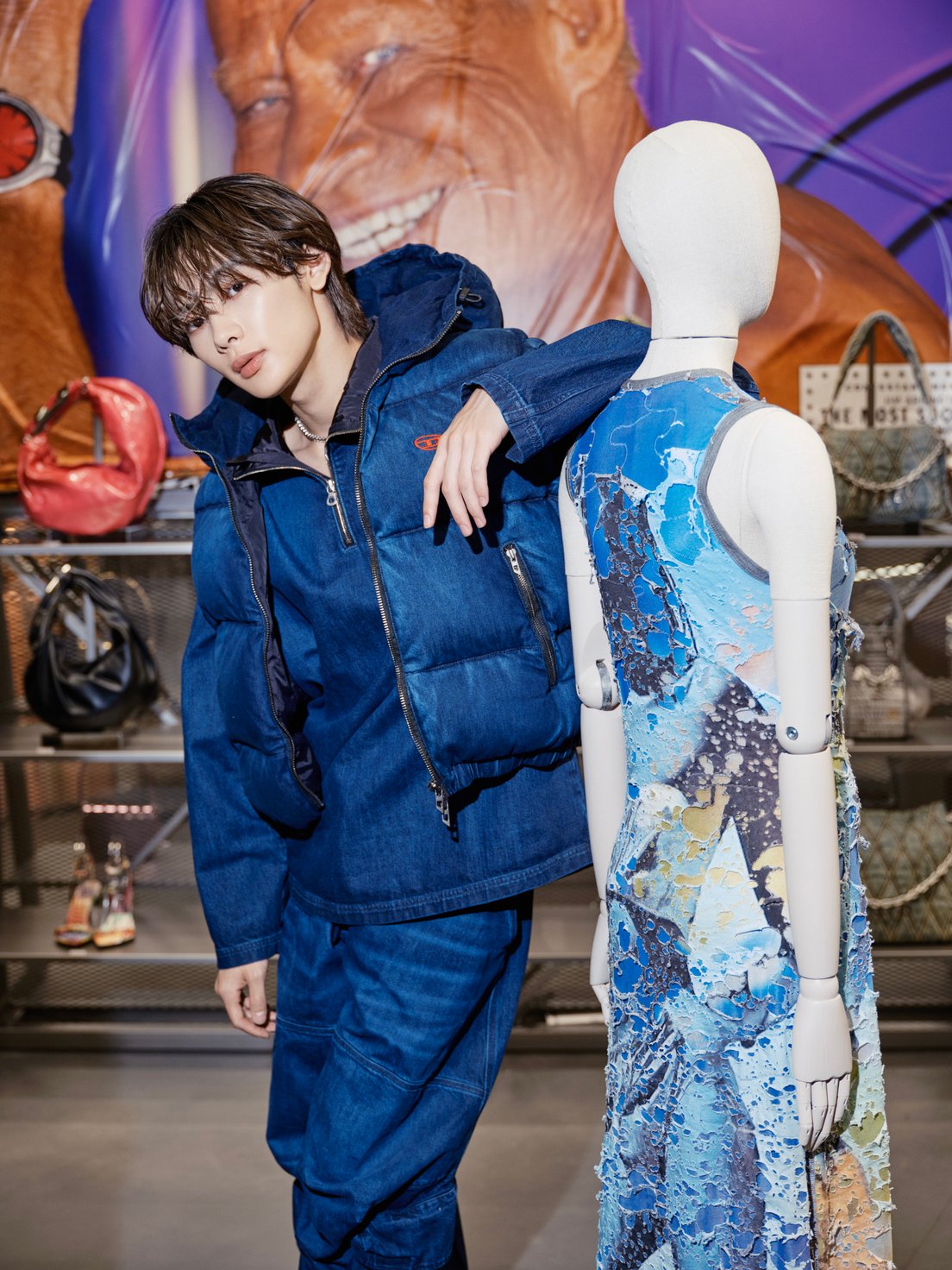 「DIESEL SHIBUYA」を訪れたNOA