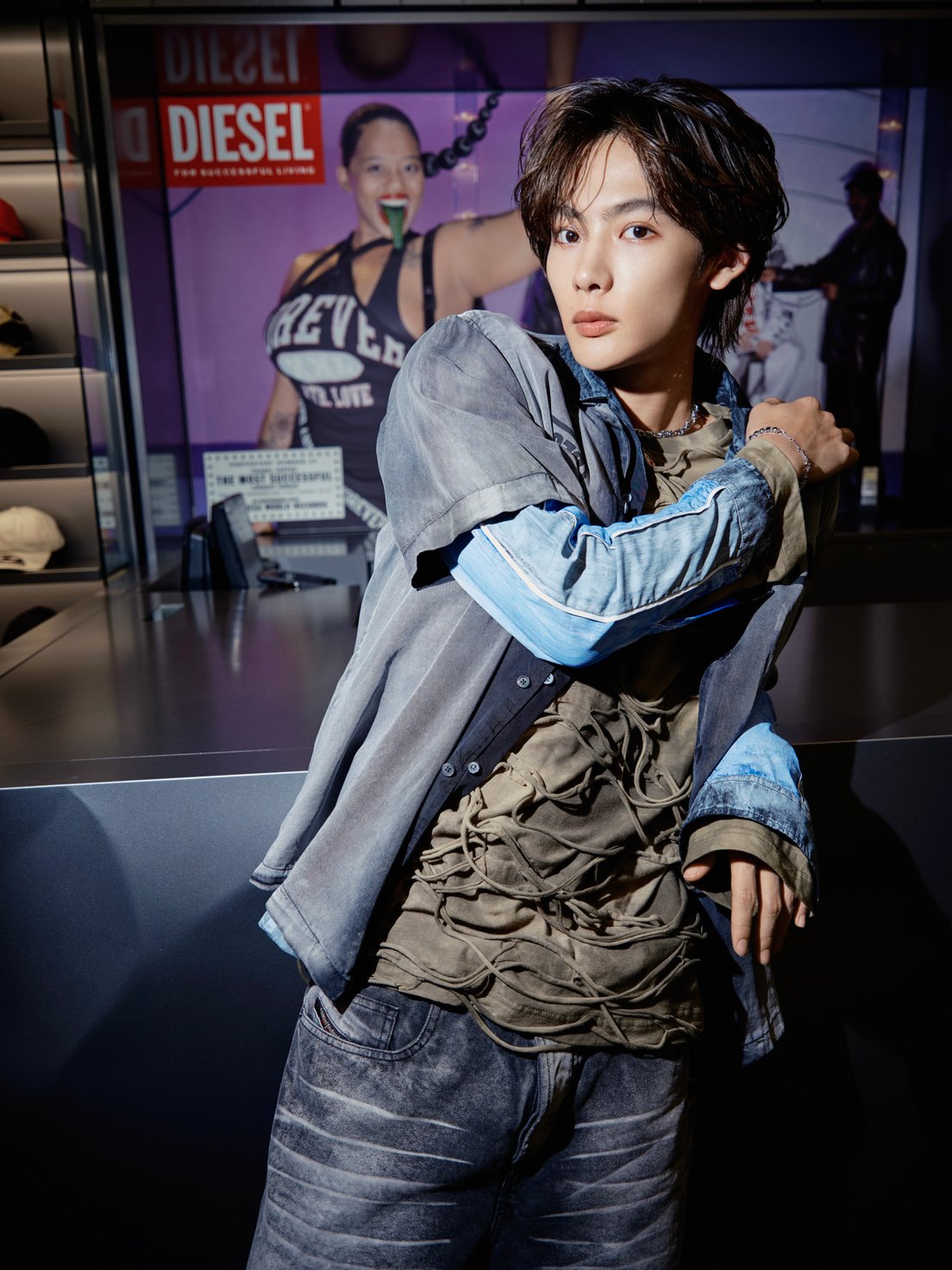 「DIESEL SHIBUYA」を訪れたNOA