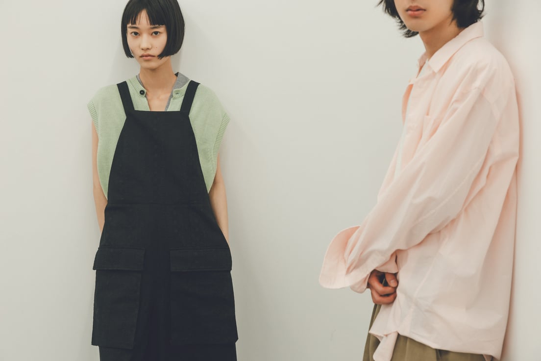 女性モデルと男性モデル