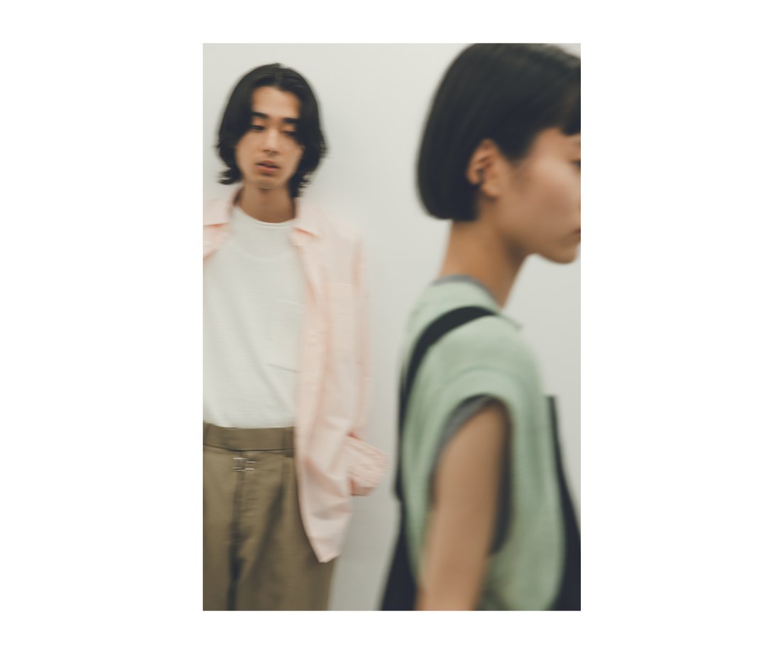 女性モデルと男性モデル