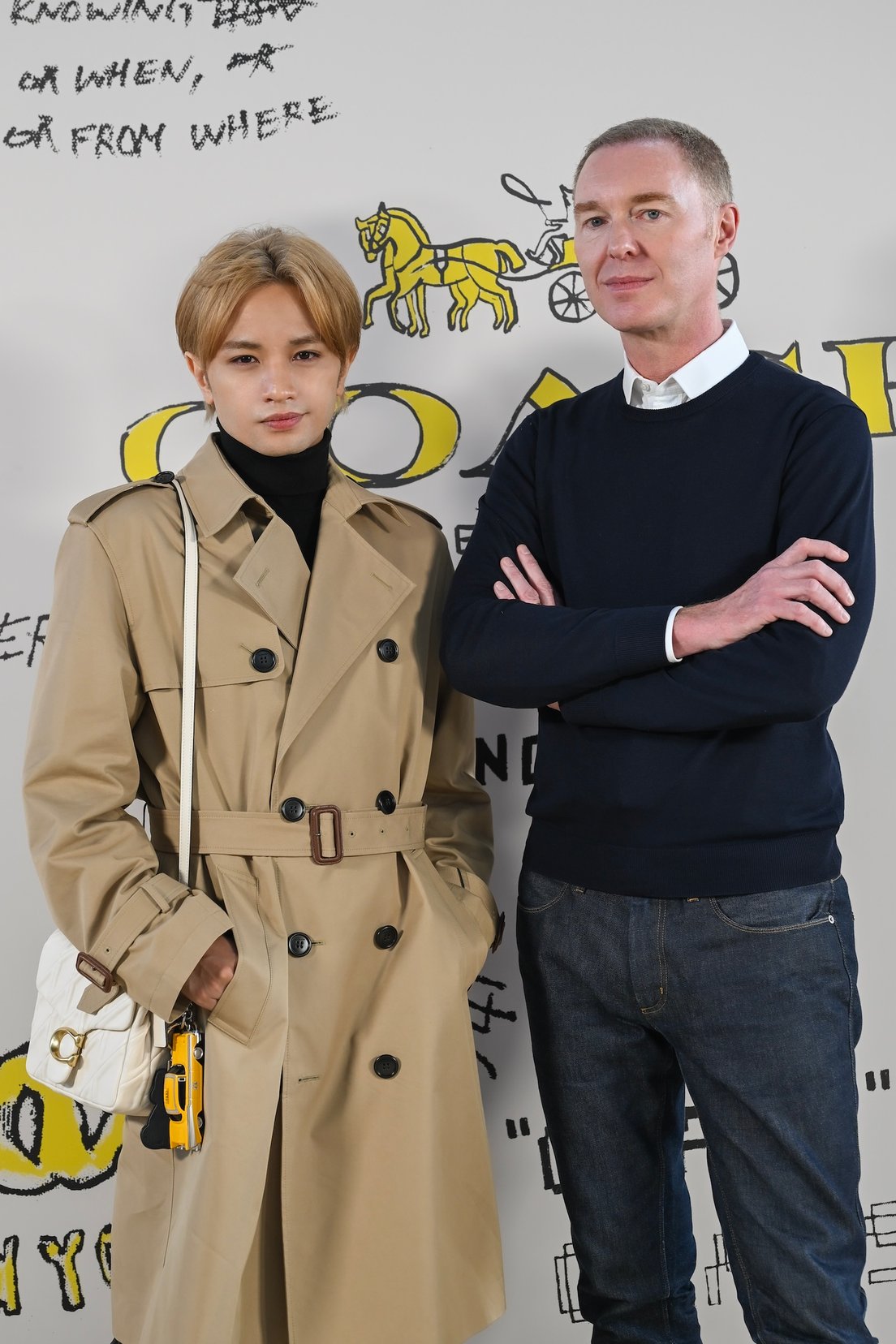 中島健人とクリエイティブ?ディレクターのスチュアート?ヴィヴァース