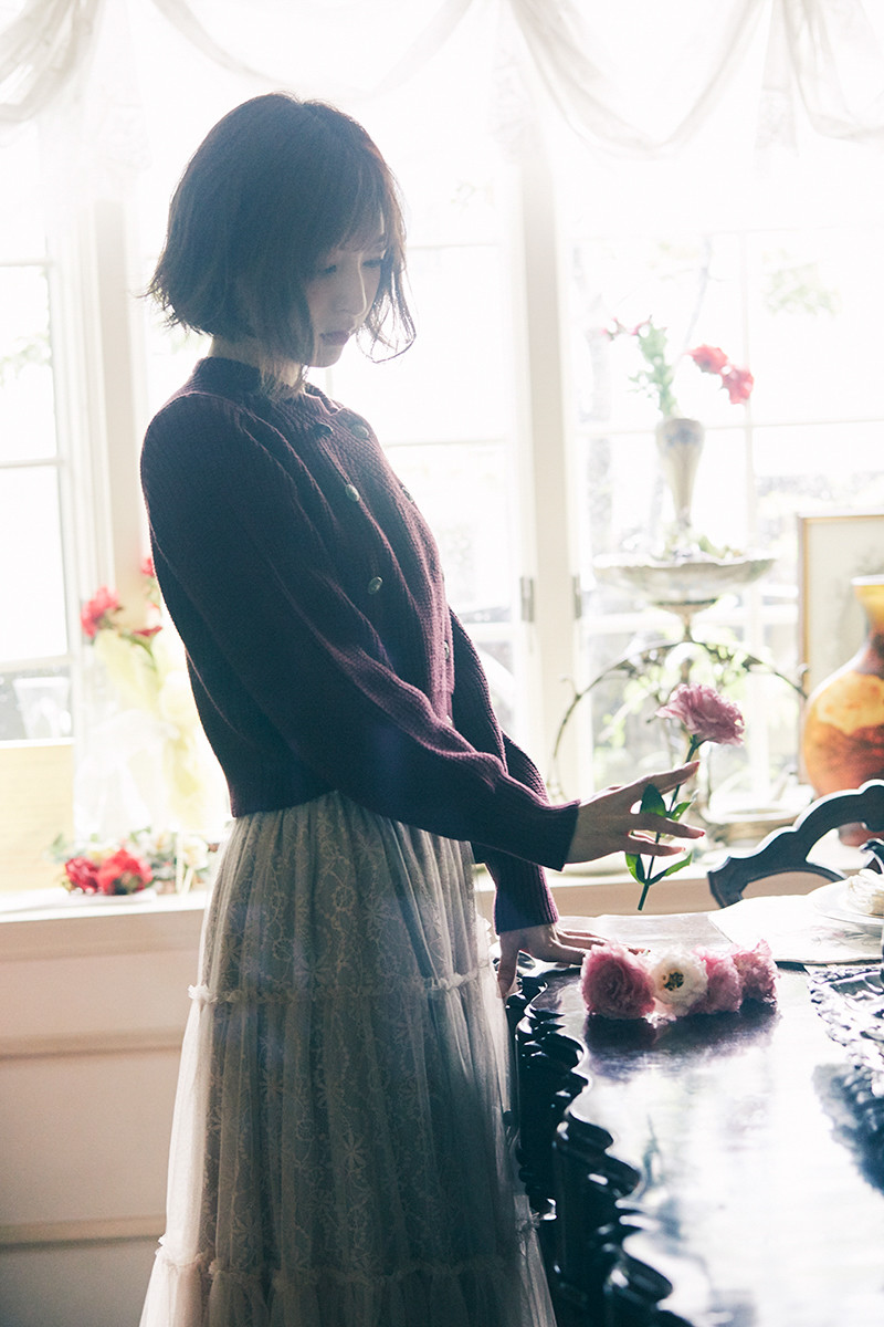 メゾンドフルールMaison de FLEUR  カノンケープ風トレンチコート　神田沙也加