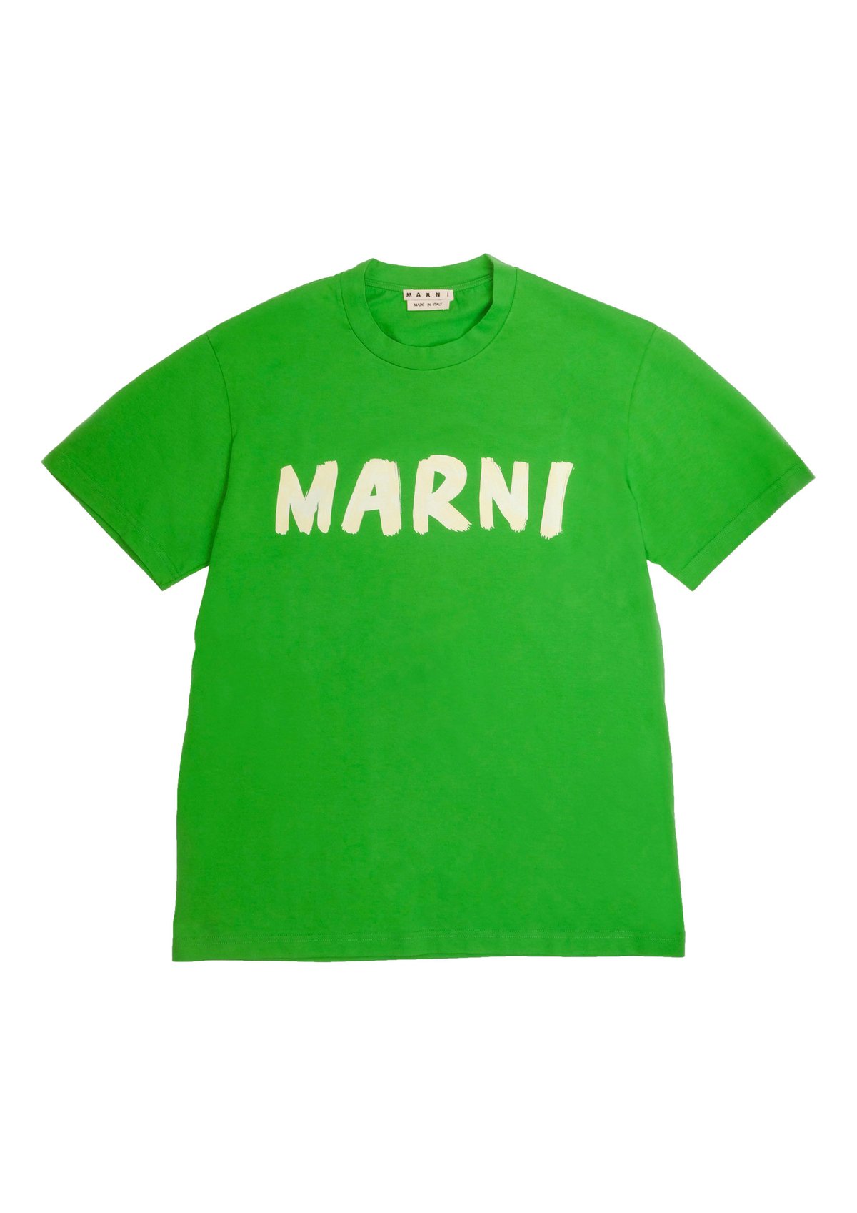 マルニが日本限定アイテム発売、ハンドペイントの「MARNI」ロゴ