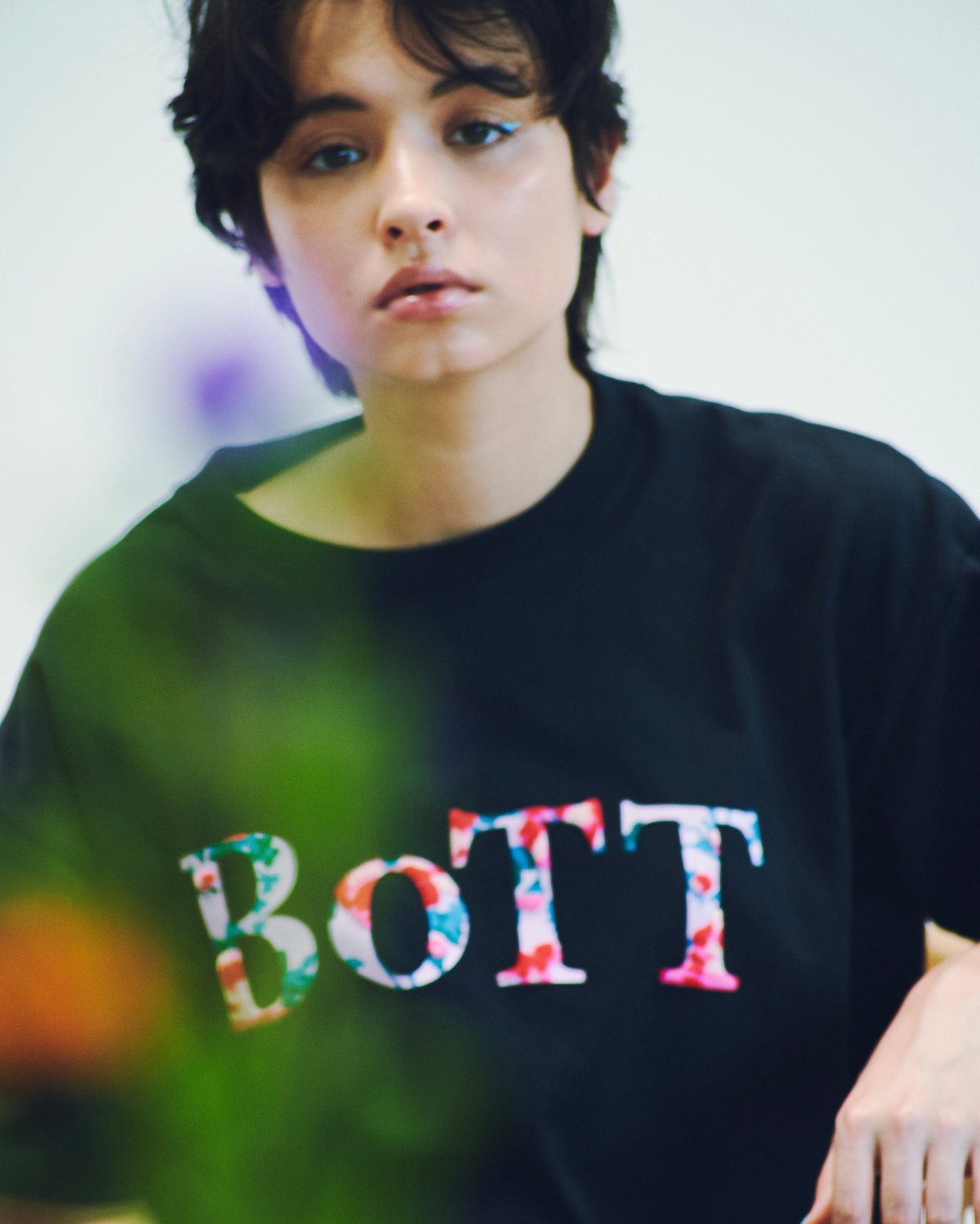 永井博 x bai × BoTT OG LOGO Tシャツ Mサイズ