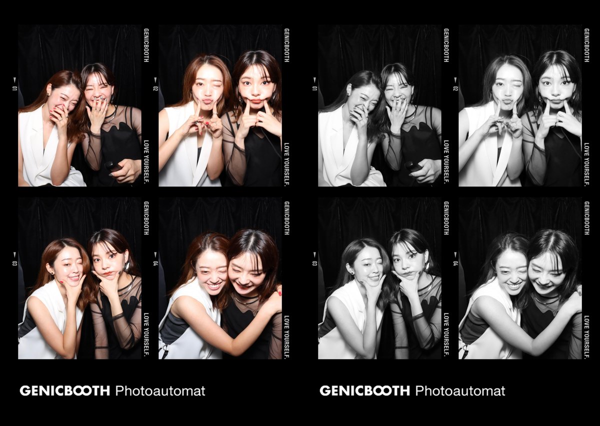 「GENICBOOTH Photoautomat」台紙の画像