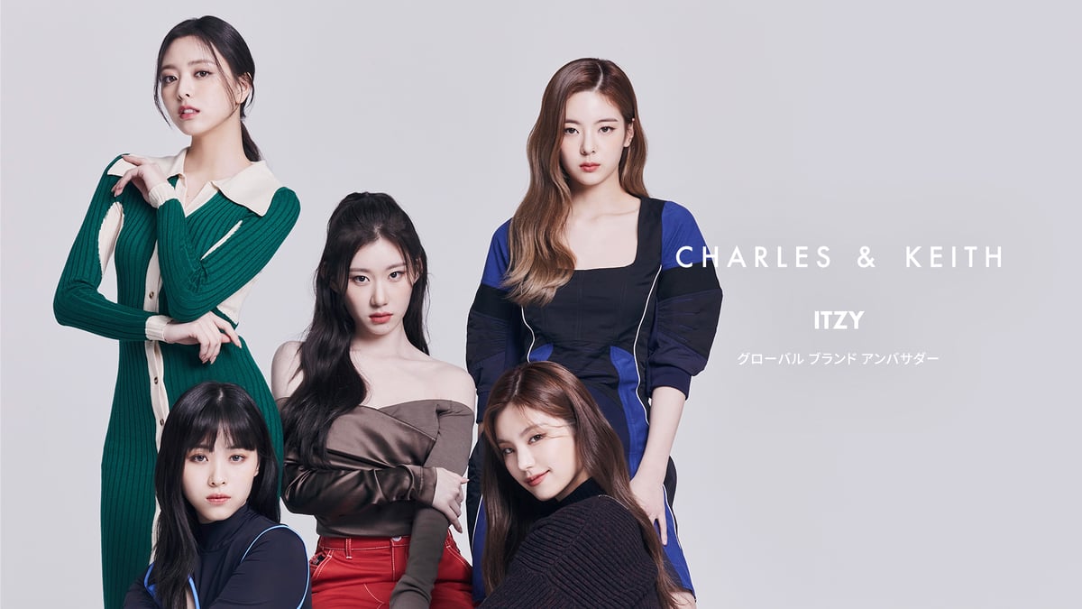 韓国発のグローバルアイドルグループ「ITZY」のメンバーが出演するチャールズ＆キースのキャンペーンヴィジュアルとロゴ
