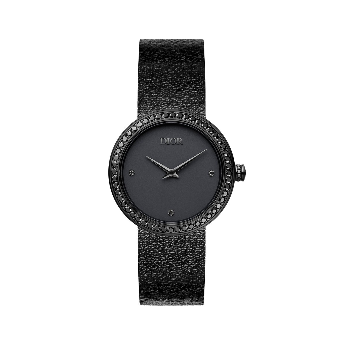 100%正規品　Dior ディオール　腕時計　黒　ダイヤ