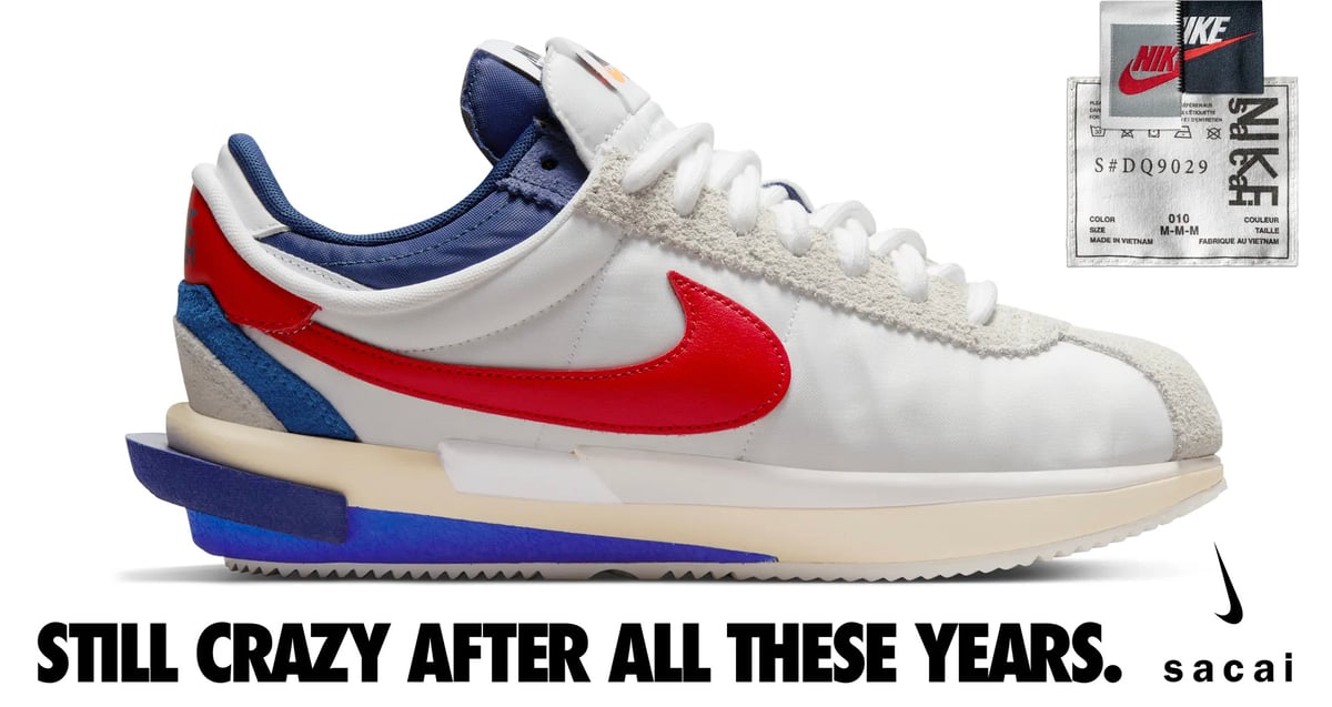 sacai x Nike Zoom Cortez 27.0cm サカイナイキ