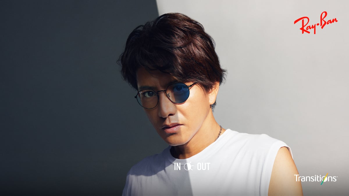 木村拓哉さん着用モデル Ray-Ban レイバン 調光サングラス ...